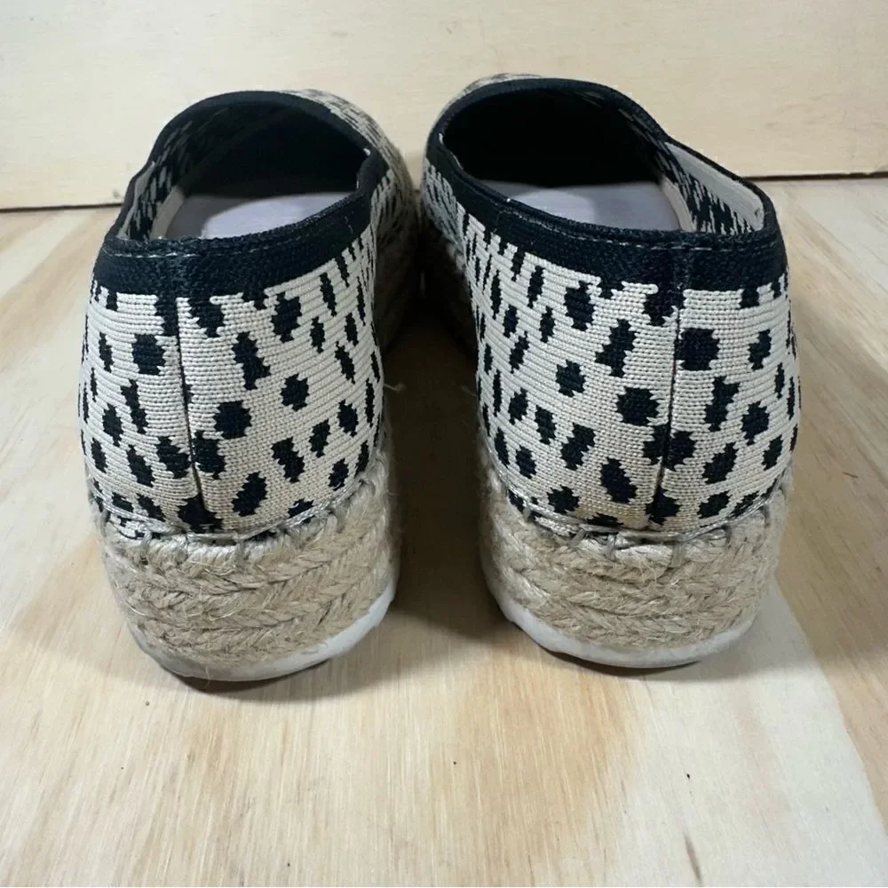Gianni Bini Animal Print Espadrille Shoes Women’s Size 7.5